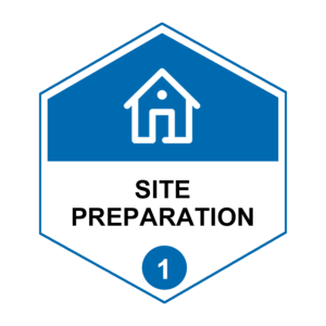 site preparation image